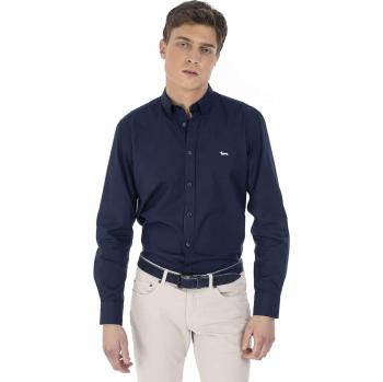 Camicia Cotone Tinta Unica Harmont & Blaine Blu Chiaro M
