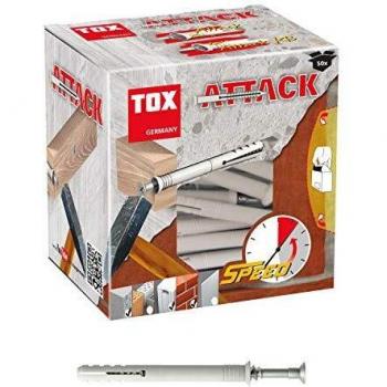 Cheville Tox Attack 6 x 50 mm, 50 pièces