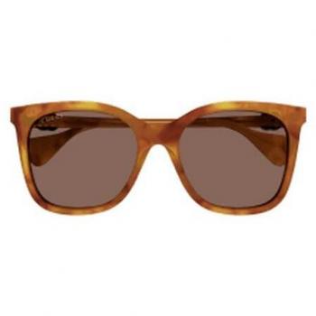 Lunettes de soleil Gucci Gg1071s col. 003 Femme Cat eye Havana