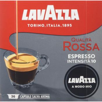Capsule caffè Lavazza gusto QUALITA' ROSSA A Modo Mio - 8888 - D07003