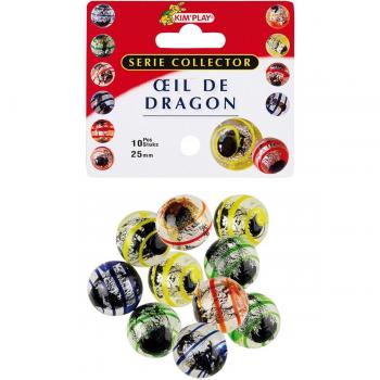 Kim play - filet de 10 calots - yeux de dragon