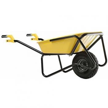 Brouette FLEXI UP 100L en métal robuste pour transporter des charges lourdes