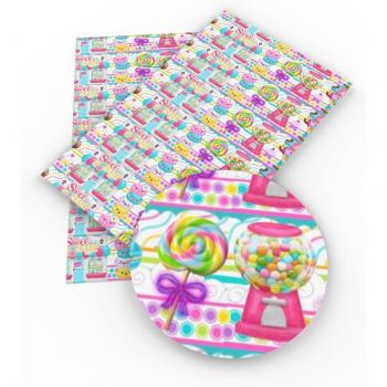 Accesorios David, 20x34cm, piel sintética navideña, bolsa Knotbow para manualidades decorativas DIY