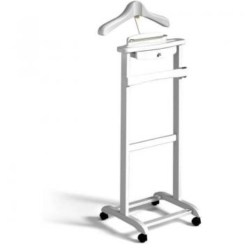 Galán Perchero Clásico 353 en Lacado Blanco – 110 × 47 × 35 cm