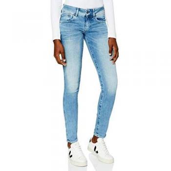 G-STAR RAW Damen Lynn Mid Waist Skinny Jeans, Blau (lt aged D008-424), 26W / 32L