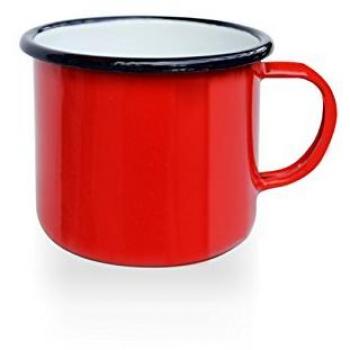 Bollilatte smaltato (9 cm) EVA rosso 012176