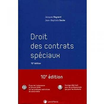 Jacques Raynard Droit Des Contrats Spéciaux