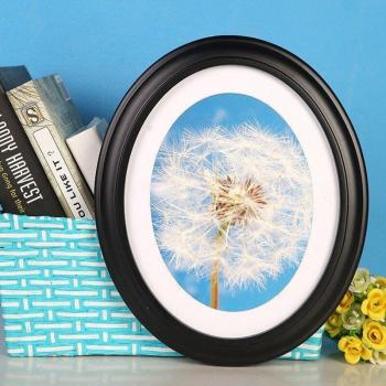 10 Inch Classic Wooden Oval Photo Frame