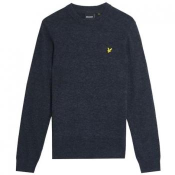 Chemise Lyle & Scott 1874 col équipage en laine d'agneau
