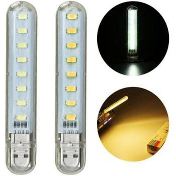 Portable 8 LED USB Light for Computer