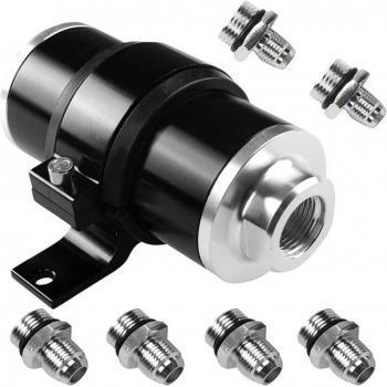 Filtre à gaz en ligne 30 micromètres AN6 AN8 AN10 noir