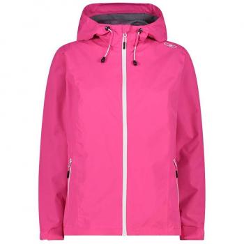 CMP Rain Jacket Fix Hood fucsia para mujer - Talla XXL