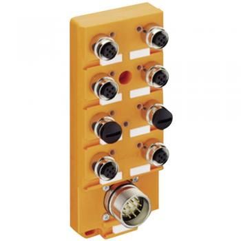 Lumberg Automation ASBS 6/LED 5-4 M12 Splitter with Steel Thread