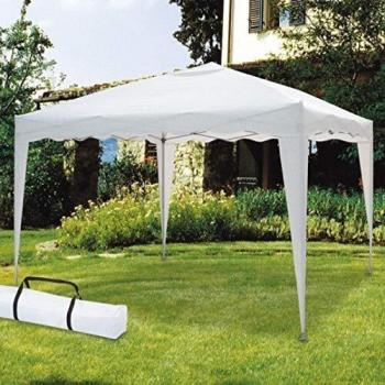 Gazebo Pieghevole 3x2 m Bianco