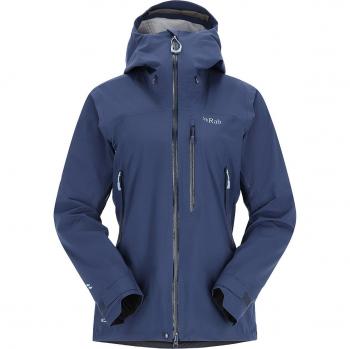 Regenjacke für Damen Rab Firewall tiefblau XL