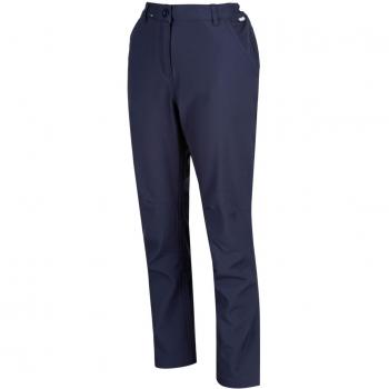 Regatta Damen Fenton wasserabweisende und windabweisende Softshell Regular Bein Hose in XS Marineblau
