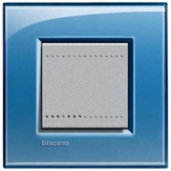 Placca Deep Azzurro 2m Quadra BTicino