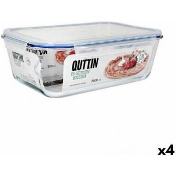 Quttin Rechteckige Lunchbox 4er Set