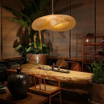Luz Colgante de Bambú para Decoración