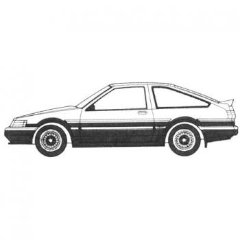 Toyota AE86 Levin 1600GT Apex Wataru Akyama 1/24 Fujimi ISD-006