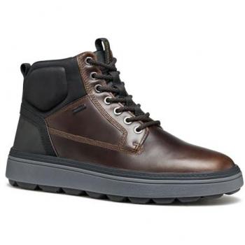 Geox Spherica Ecub-1.1 Black & Brown Abx Footwear