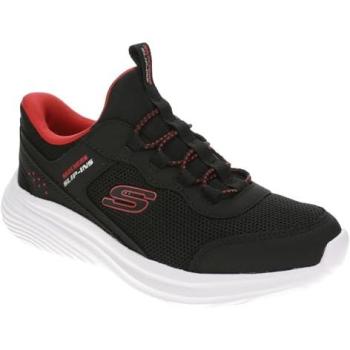 Skechers Bounder Pro Boys Slip-Ins Sneaker – Black, Size 13 (Synthetic/Textile)