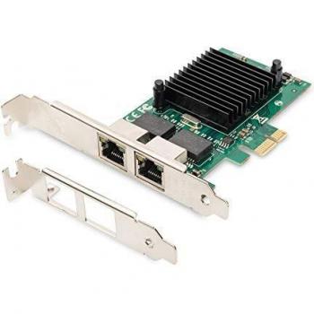 Tarjeta PCI Express Gigabit Ethernet dual, 2 puertos Digitus DN-10132