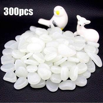 300Pcs Luminous Garden Pebbles