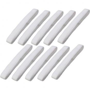 Redes de pesca PVA, 5M, recarga para carpas, envolturas de cebo de 25mm, 10 piezas