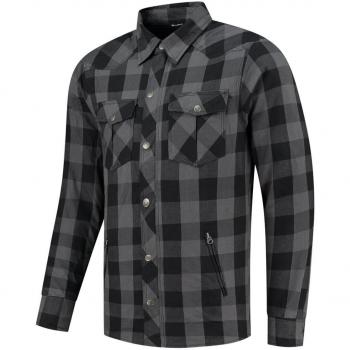 Giacca Moto Super Neil Grigio-Nero