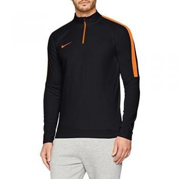 Nike Sweat-Shirt Homme 839344, Noir/Cone, XL