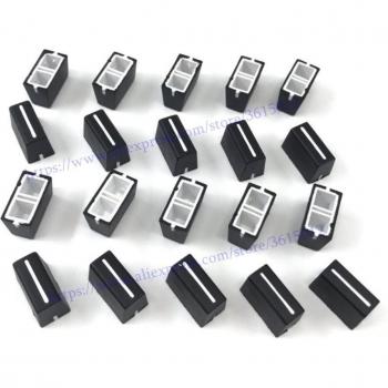 20pcs Black Straight Slide Potentiometer Caps for Allen & Heath XONE: DB2 DB4 92 23C