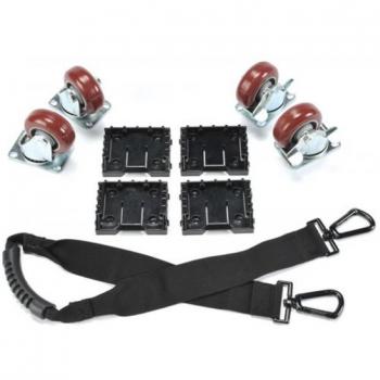 Kit de ruedas con freno y cinta de transporte para Peli 0340/0350/0370
