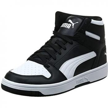 Scarpe Puma bianche e nere da uomo Rebound LayUp SL