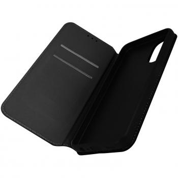 Housse portefeuille Avizar pour Oppo A17 avec fonction stand vidéo noir