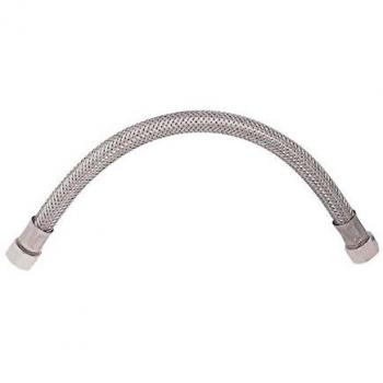 Ayor Flexible sanitaire 500 mm – Raccord à deux écrous tournants, DN10, couleur chromée