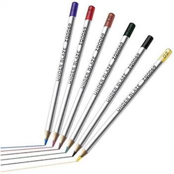 Set de 6 Crayons Sous Glaçure Précision