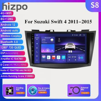 Hizpo 4G + WIFI 9 – Unité principale BT HC1, DSP, GPS, Navigation, CarPlay (2DIN)