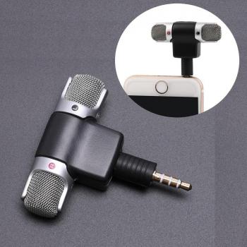 Micrófono de solapa con conector de 4 pines para grabación móvil