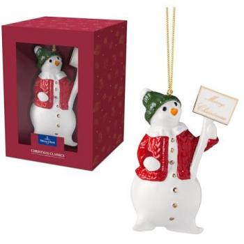 Villeroy & Boch Snowman Christmas Ornament