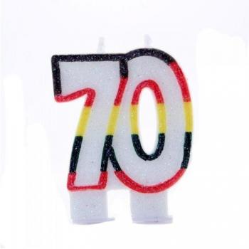 Candela Glitter 70 Unica Dimensione Nero
