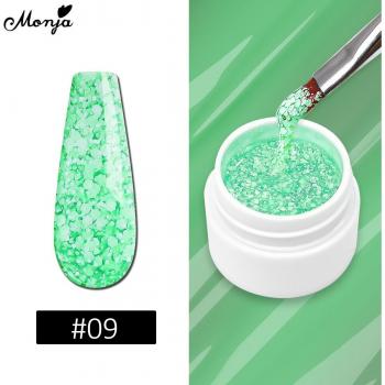 Monja Holografisches Nagelgel mit 10 Farben