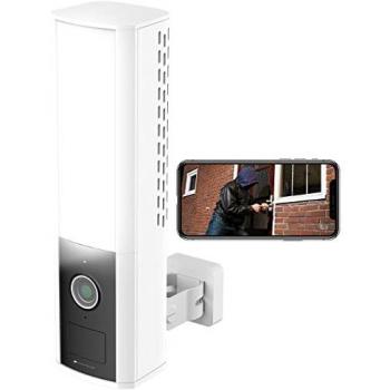 2K-IP-Kamera mit integrierter LED-Außenleuchte