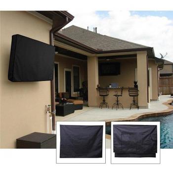 Weather-resistant Outdoor Television Cover with Bottom Protection - Dust-proof for LCD, LED, and Plasma TVs