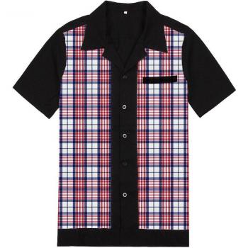 Camisas informales de manga corta con botones