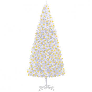Arbre de Noël pré-éclairé 400 cm blanc