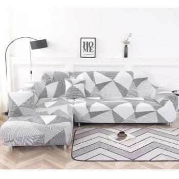 Housse Extensible pour Canapé Sectionnel 3+3