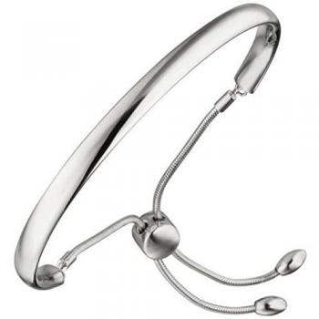 Jobo Damen Halbarmreif 925 Sterling Silber Armband Armreif Silberarmband flexibel variabel