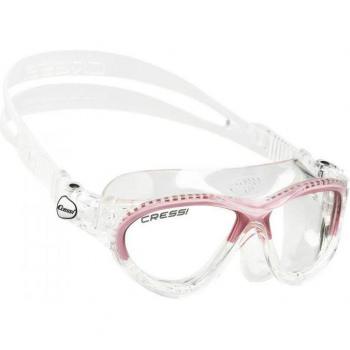 Cressi Cobra Junior Transparent/Transparent Swim Mask – One Size (Girls)
