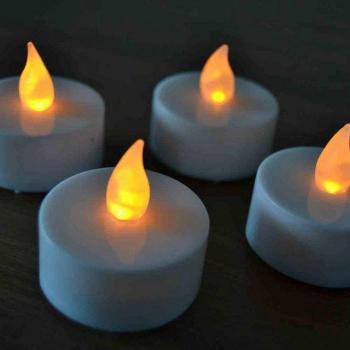 Gemütliche LED-Teelichter 6er-Set mit An-/Ausschalter
